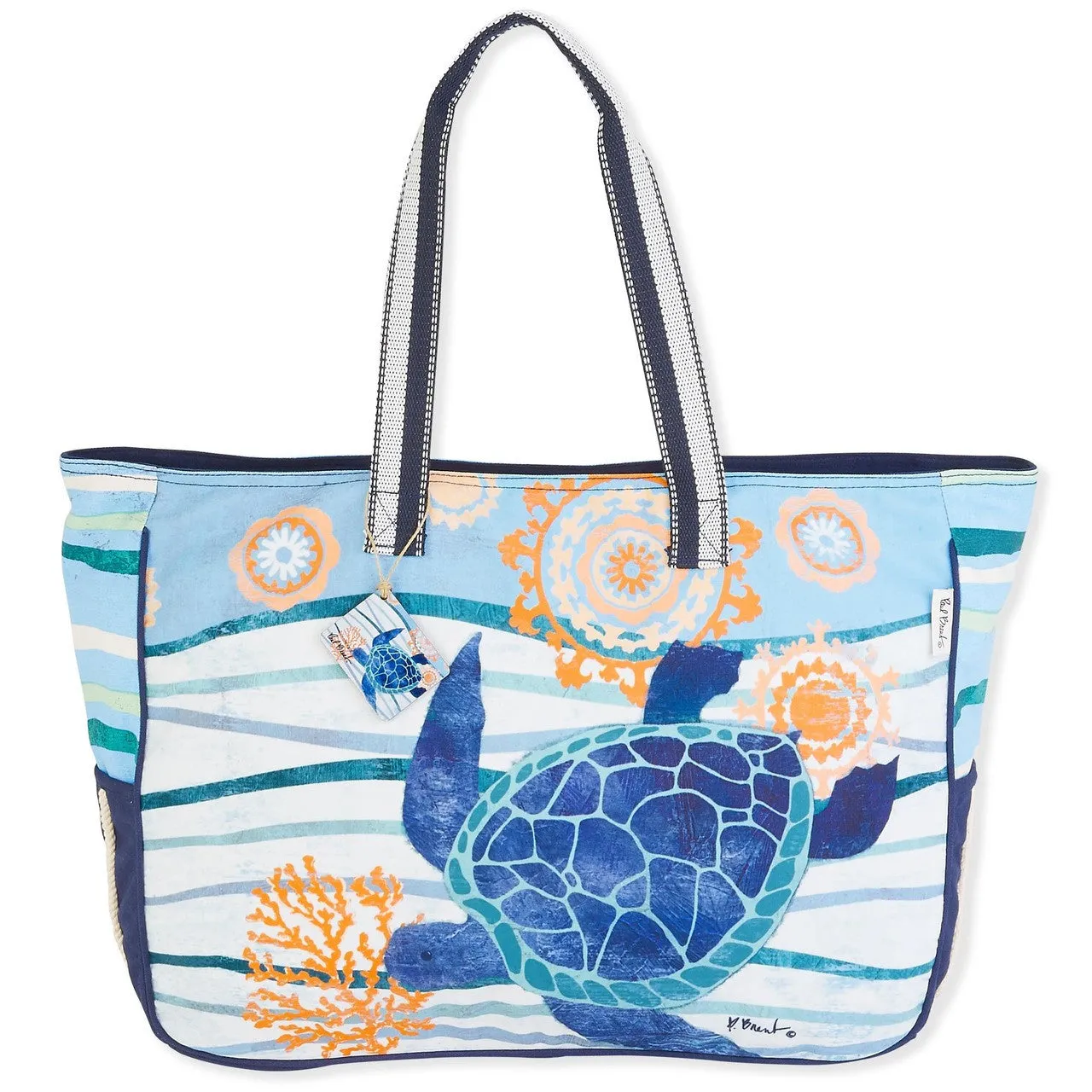 2024 Sun N Sand Paul Brent Turtle Tote - Pb8830