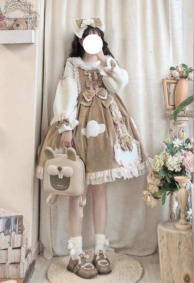 above the cloud winter cloud lolita dress 2021 winter