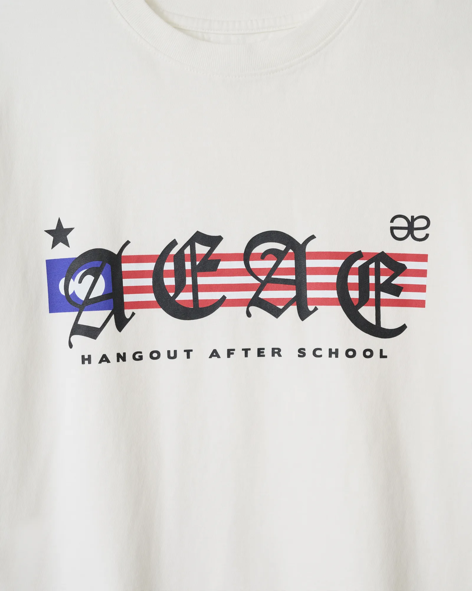 AEAE  |Unisex Street Style Short Sleeves Oversized Logo T-Shirts