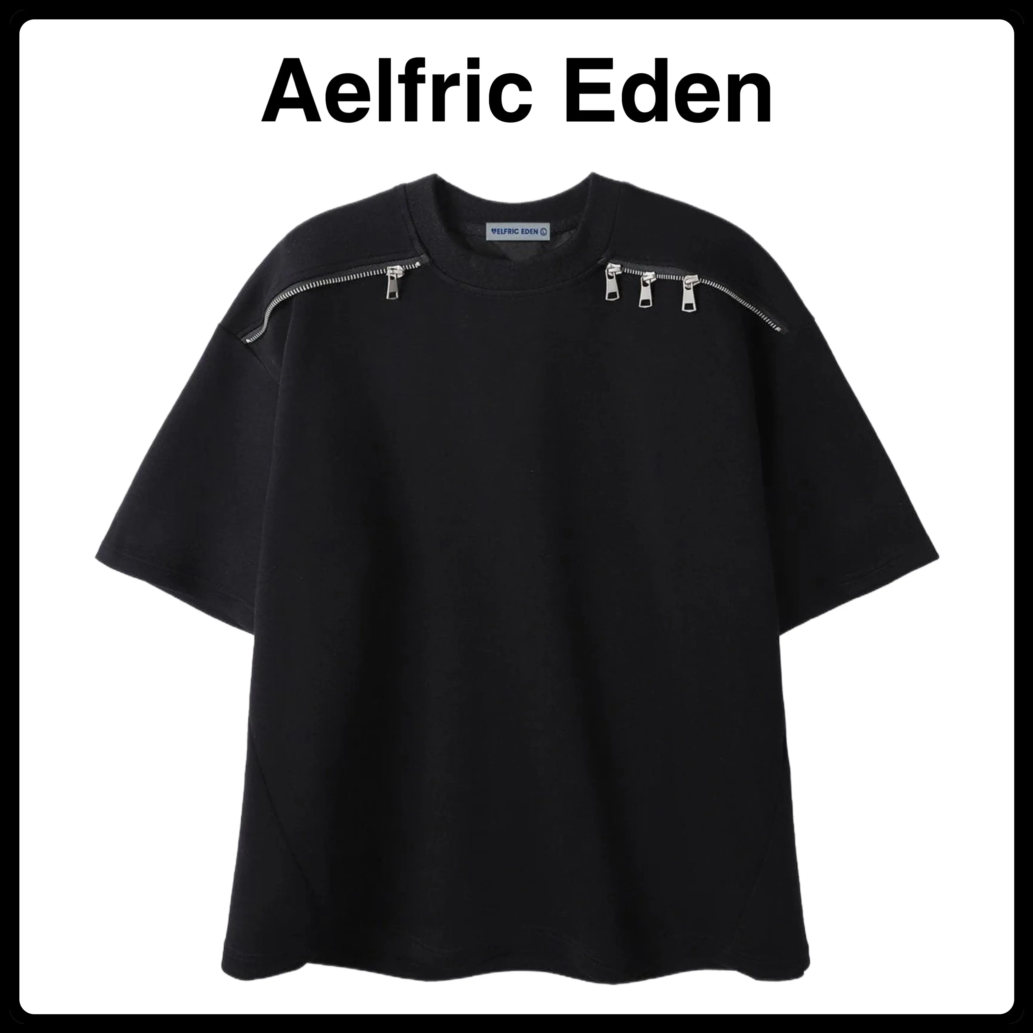 Aelfric Eden  |Unisex Street Style Plain Cotton Short Sleeves Oversized