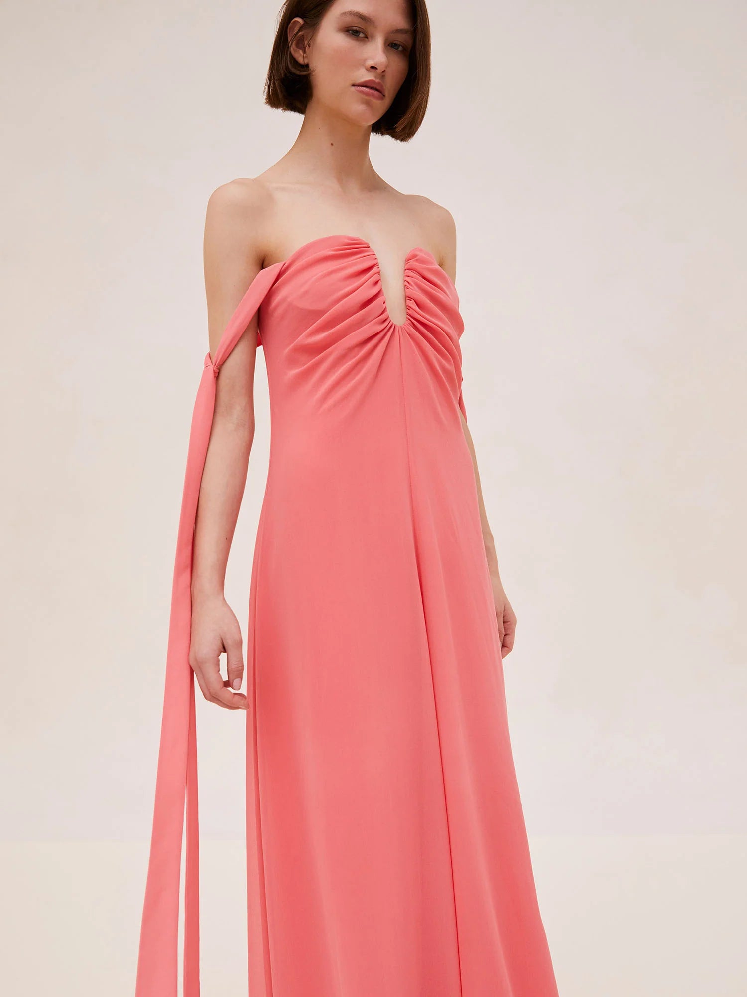 Alexis - Dali Dress - Coral Pink