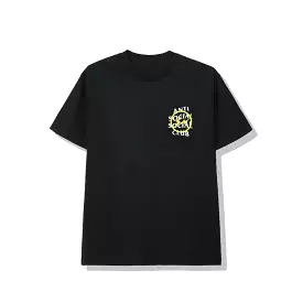 Anti Social Social Club x Fragment Yellow Bolt Tee (FW19) Men's Black