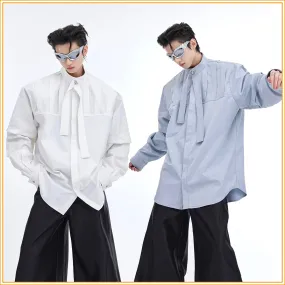 Argue Culture  |Unisex Street Style Long Sleeves Plain Oversized Shirts