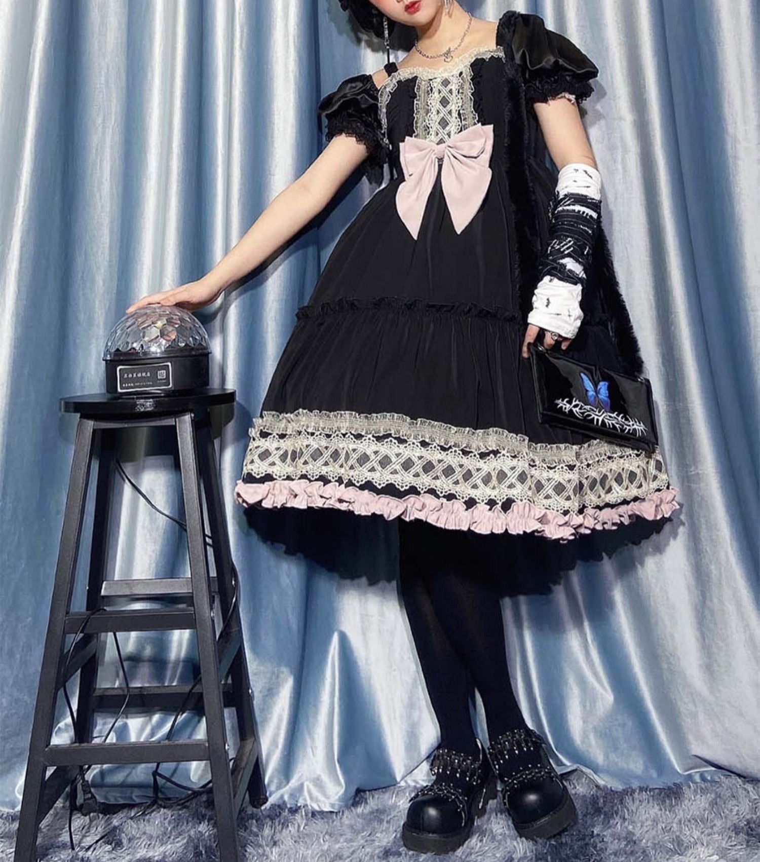 black berry lolita fashion dress