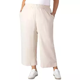 Black Tape_ Womens High Rise Stretch Wide Leg Pants