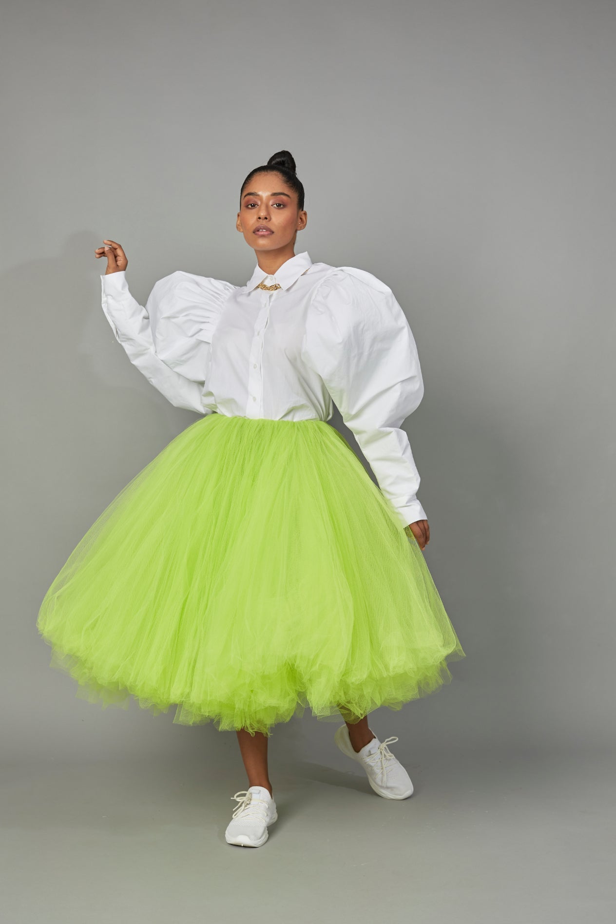 BOTTLE BRUSH TULLE SKIRT