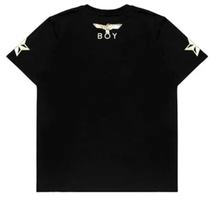 BOY LONDON  |Unisex Studded Street Style U-Neck Short Sleeves Oversized