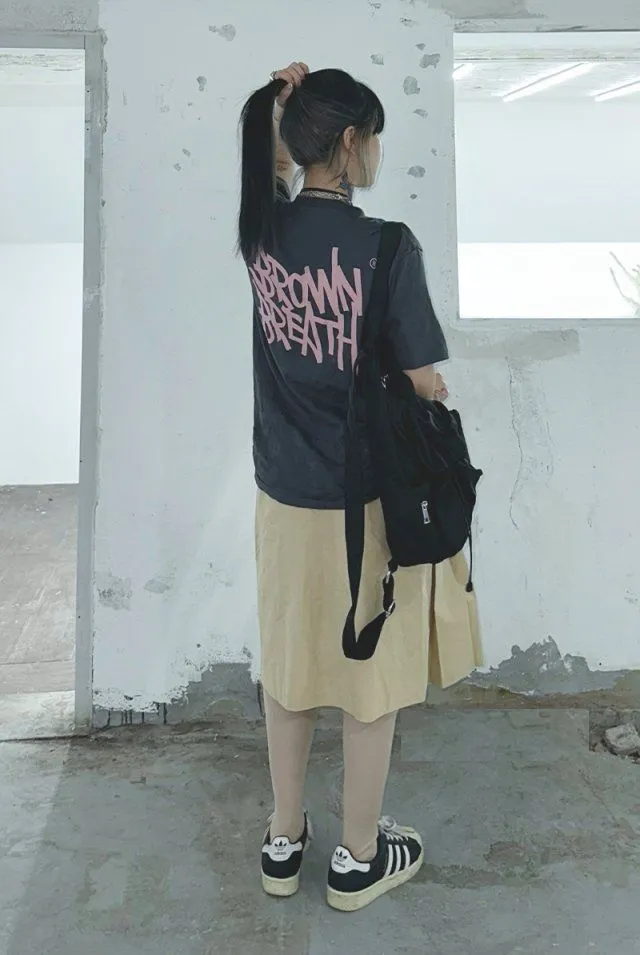 BROWNBREATH  |Unisex Street Style Short Sleeves Oversized Logo T-Shirts