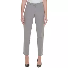 Calvin Klein Womens Mid-Rise Solid Ankle Pants