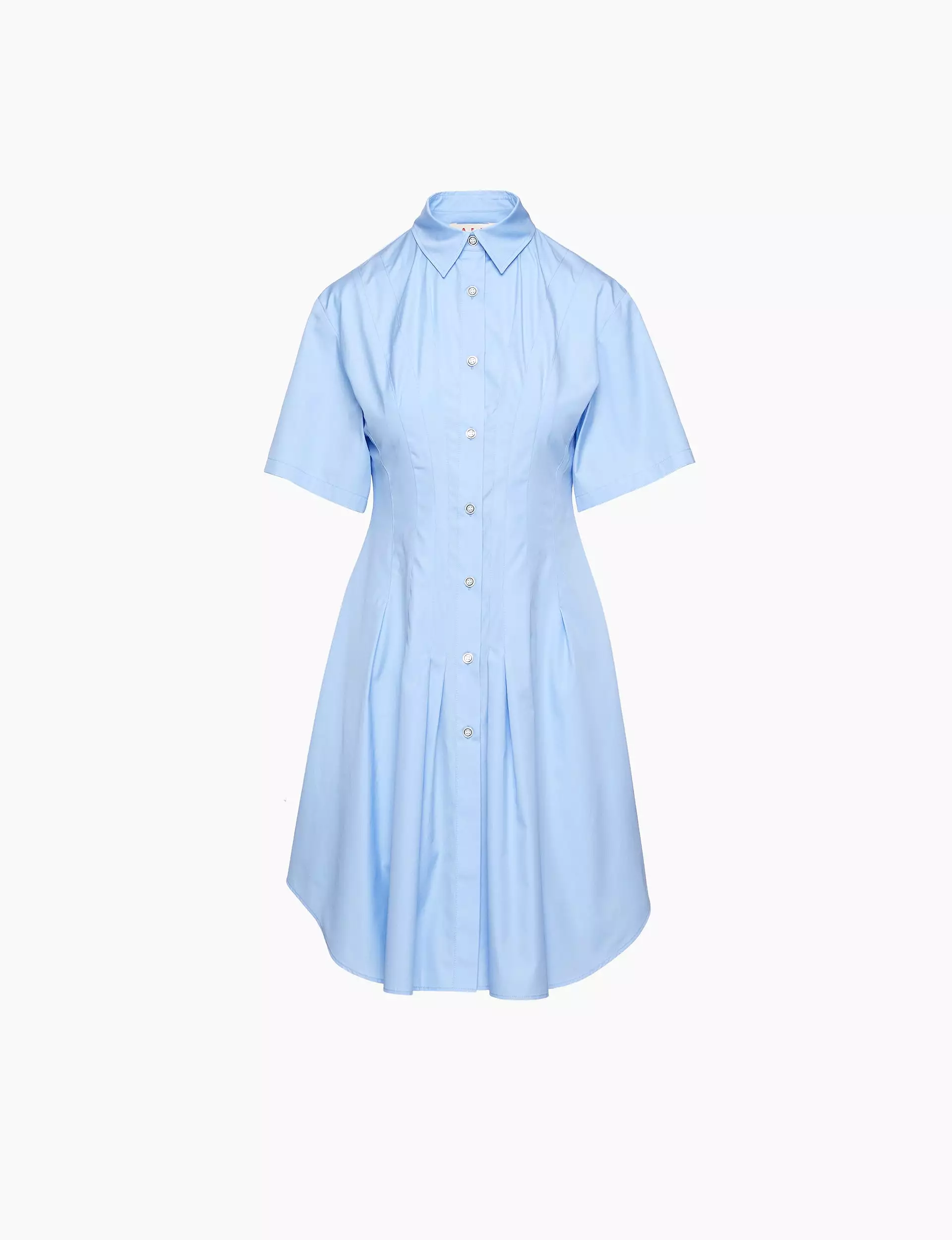 Capsleeve Button Up Dress