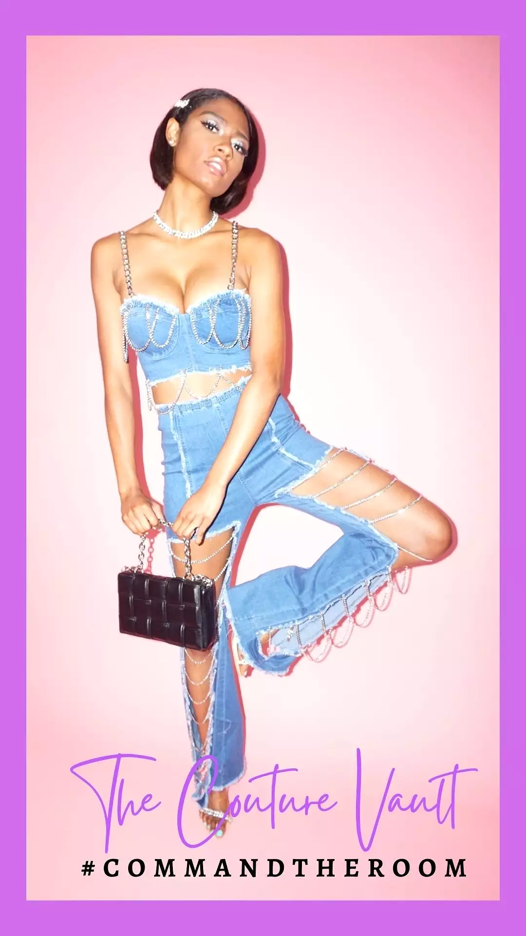 Chained and Denim Set