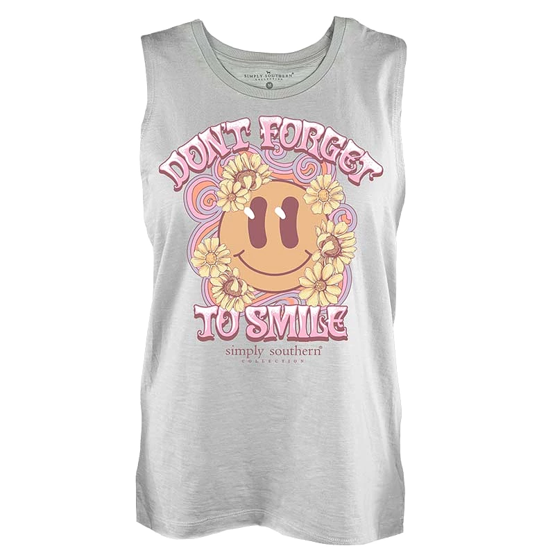 Don't Forget To Smile Tank Top