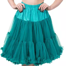 Emerald Green EXTRA VOLUME Net Vintage Rockabilly 50s Petticoat Skirt