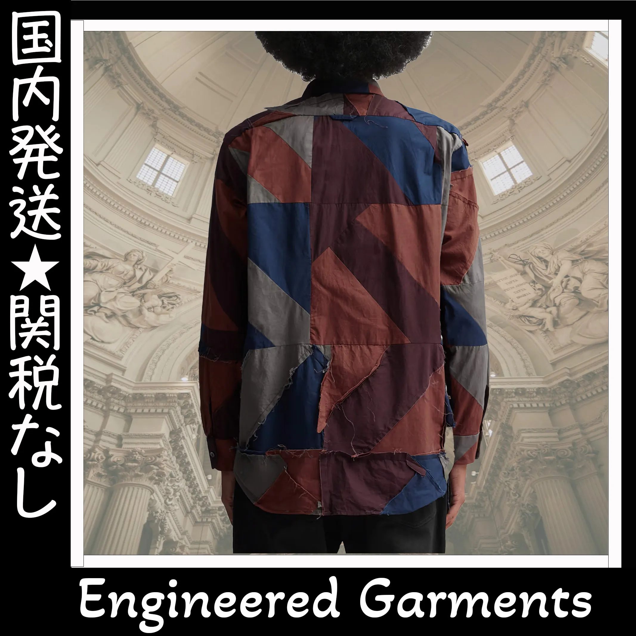 Engineered Garments  |Unisex Street Style Long Sleeves Cotton Oversized Logo