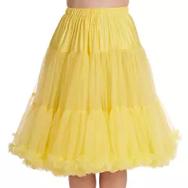 EXTRA LONG Full Yellow Net Vintage Rockabilly 50s Petticoat Skirt