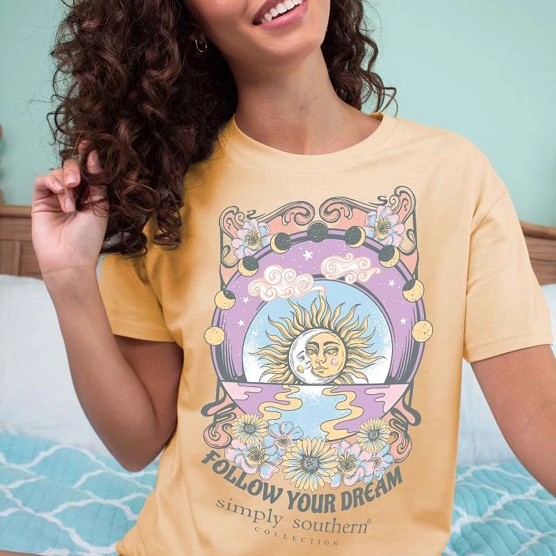 Follow Your Dream Oversized Short Sleeve T-Shirt