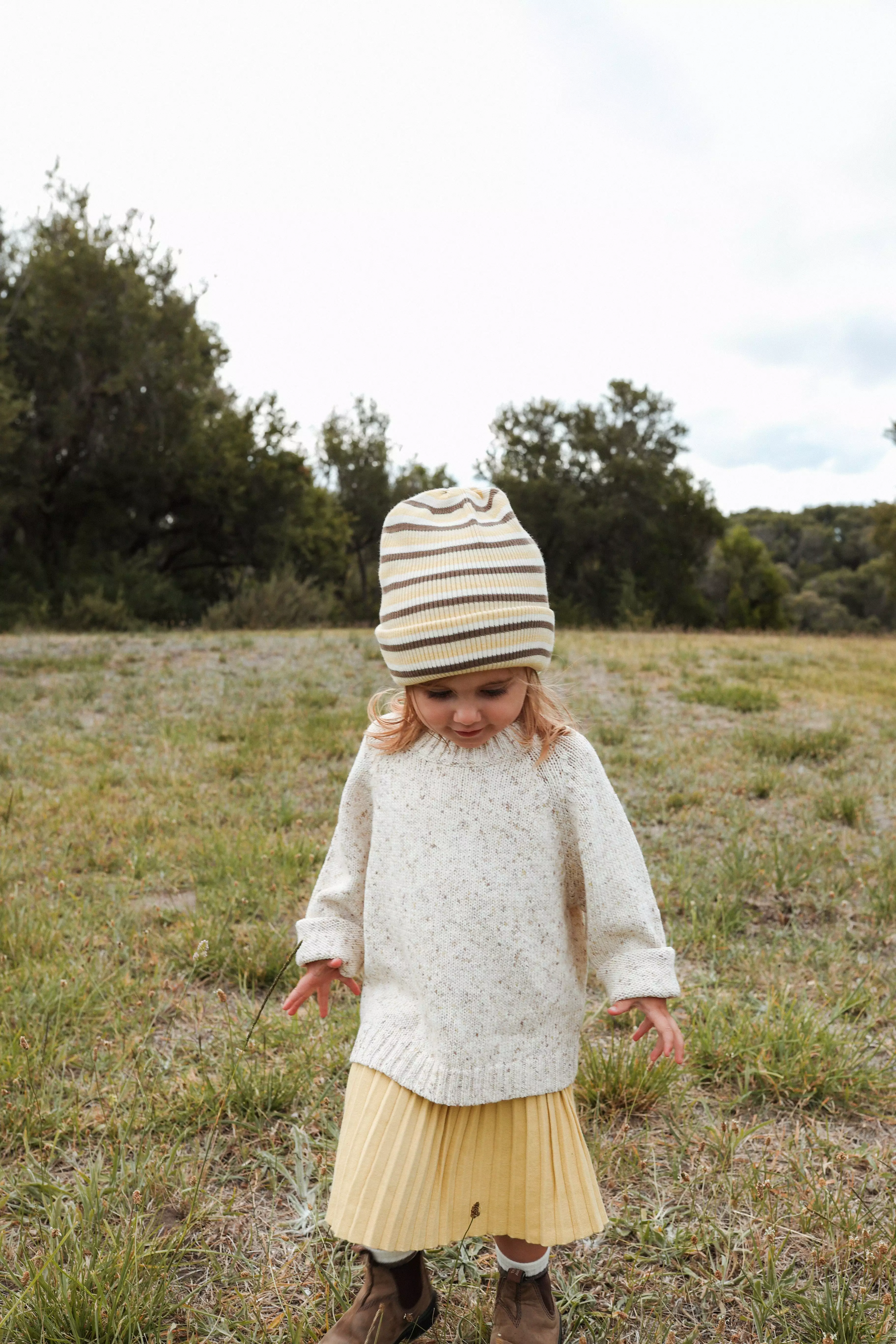 Grown - Knitted Pleat Skirt