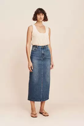 HARVEY SKIRT - DENIM