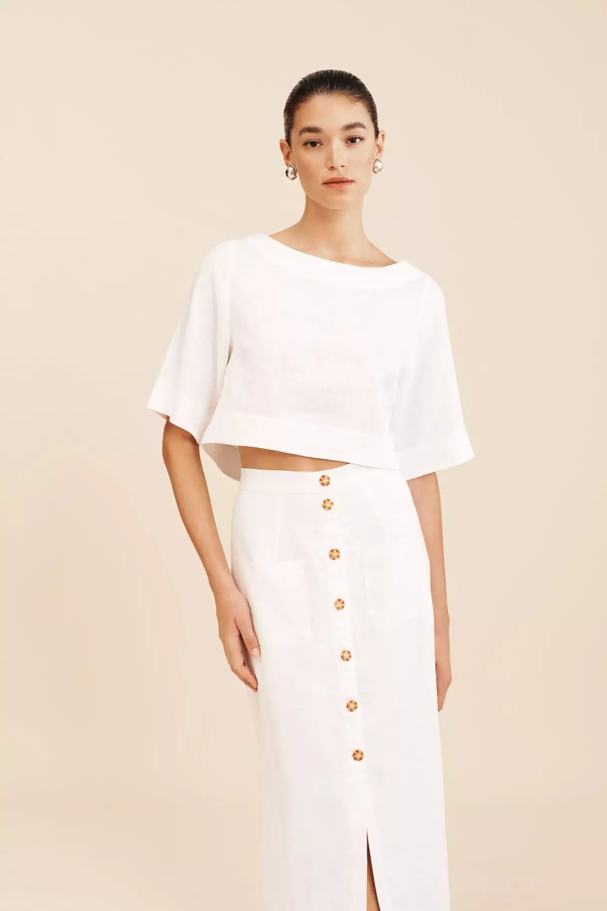 HEIDI SKIRT - IVORY