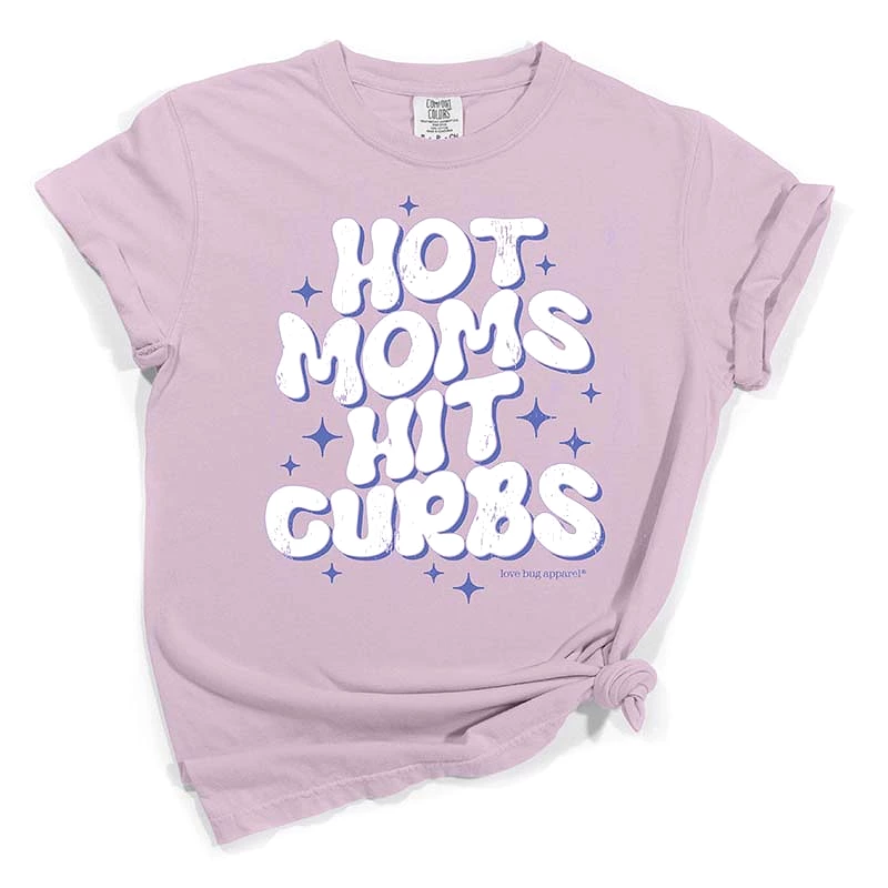 Hot Moms Hit Curbs Short Sleeve T-Shirt