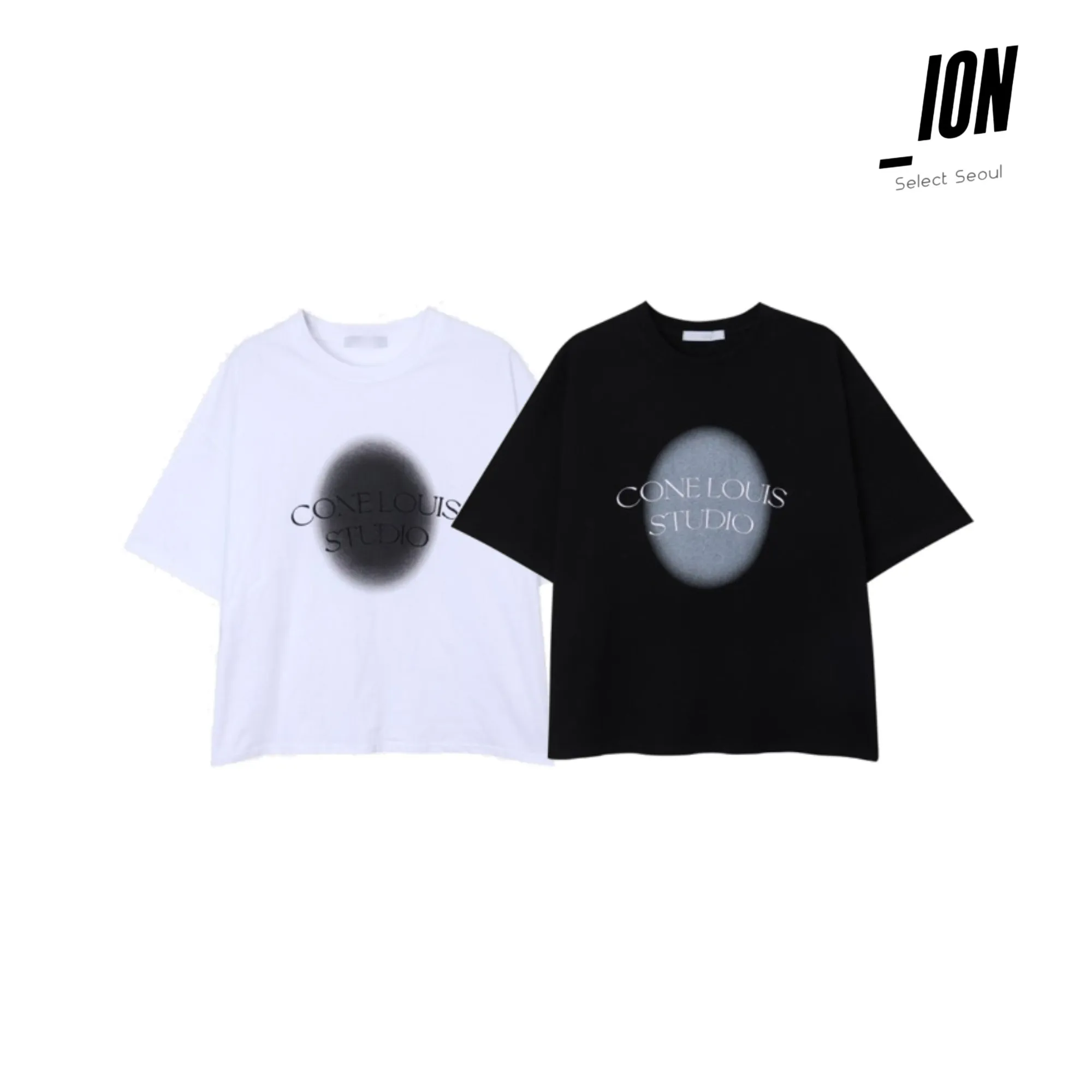 IONSEOUL  |Unisex Street Style Plain Short Sleeves Oversized Logo