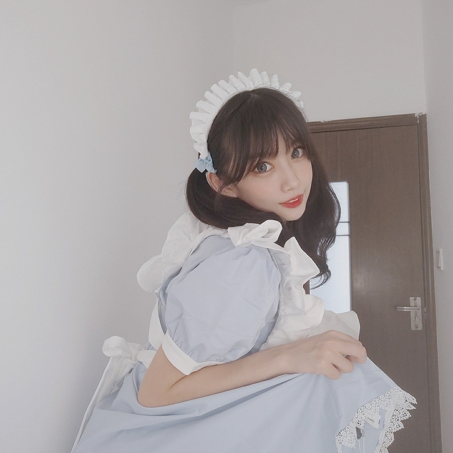 Japan anime maid dress set cosplay