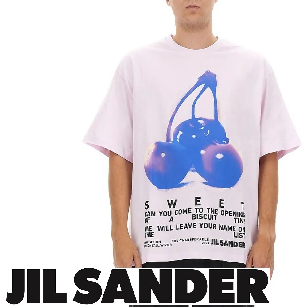 Jil Sander  |Crew Neck Cotton Short Sleeves Oversized Designers