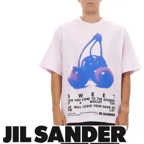 Jil Sander  |Crew Neck Cotton Short Sleeves Oversized Designers