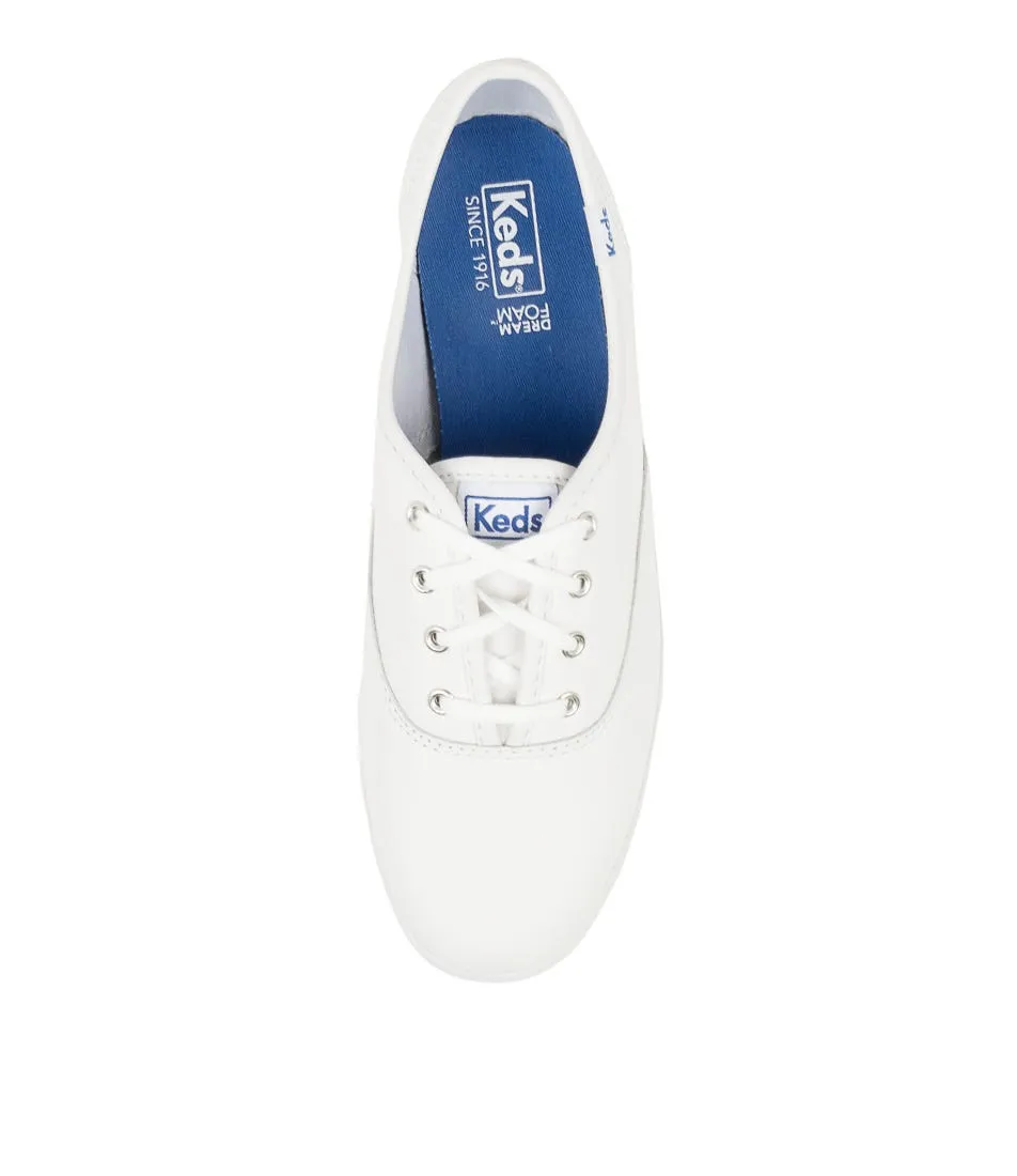 KEDS Champion Leather White Leather