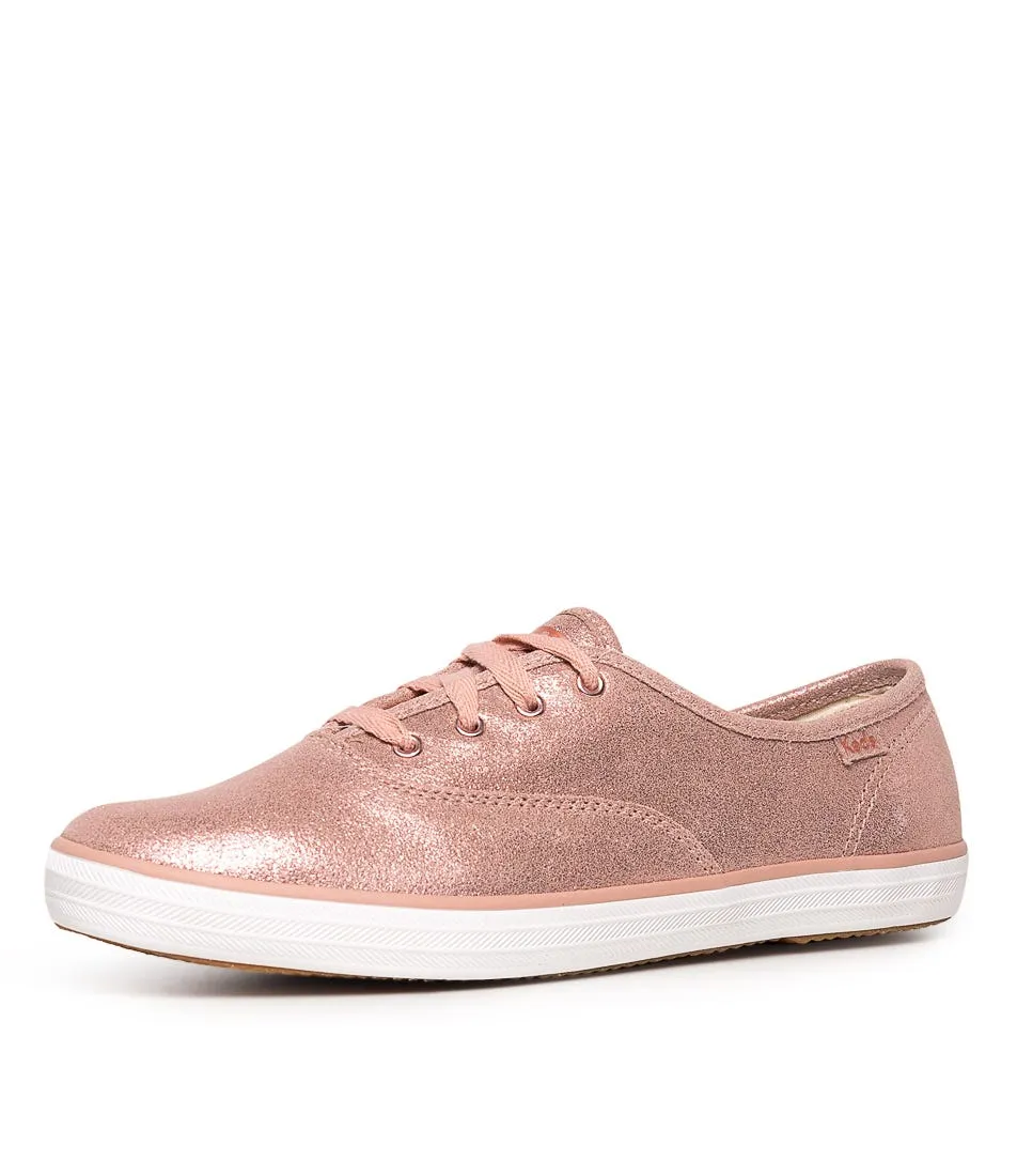 KEDS Champion Rose Suede Glitter