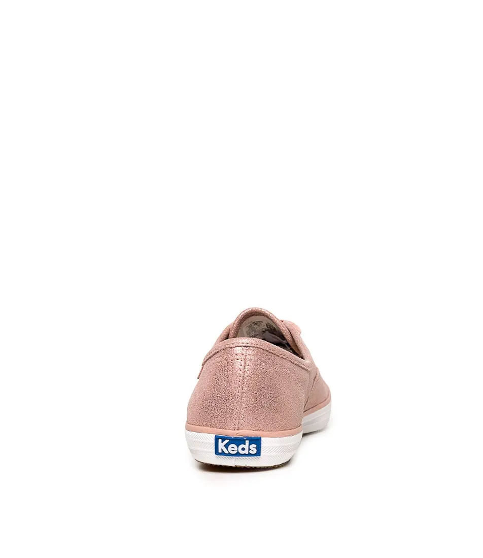 KEDS Champion Rose Suede Glitter