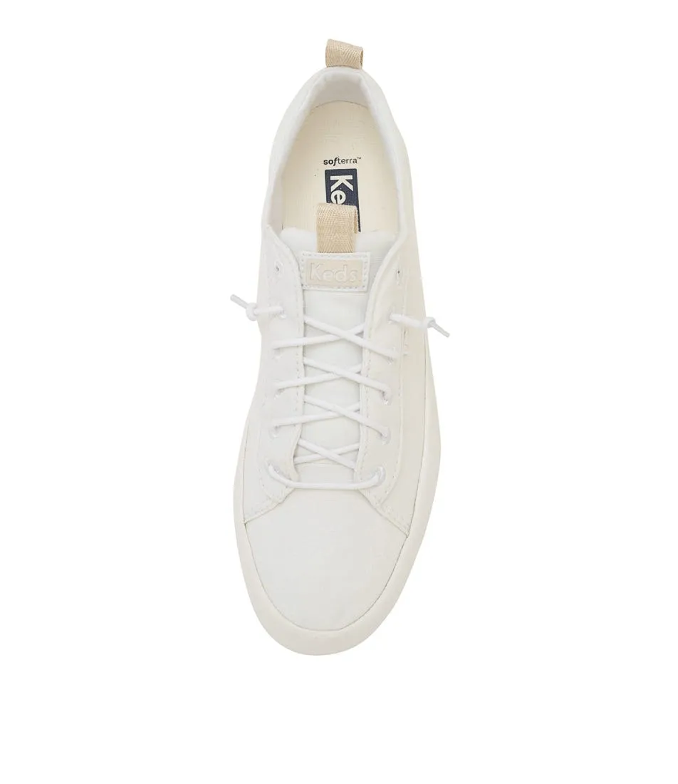 KEDS Kickback Organic White