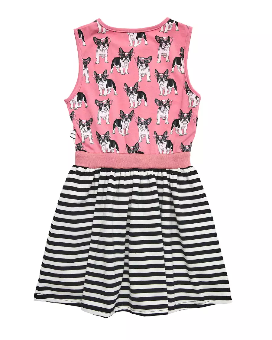 Kissed Puppy Twirl Dress