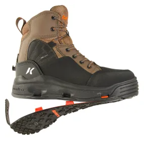 Korkers Buckskin Wading Boot - Felt & Kling-On