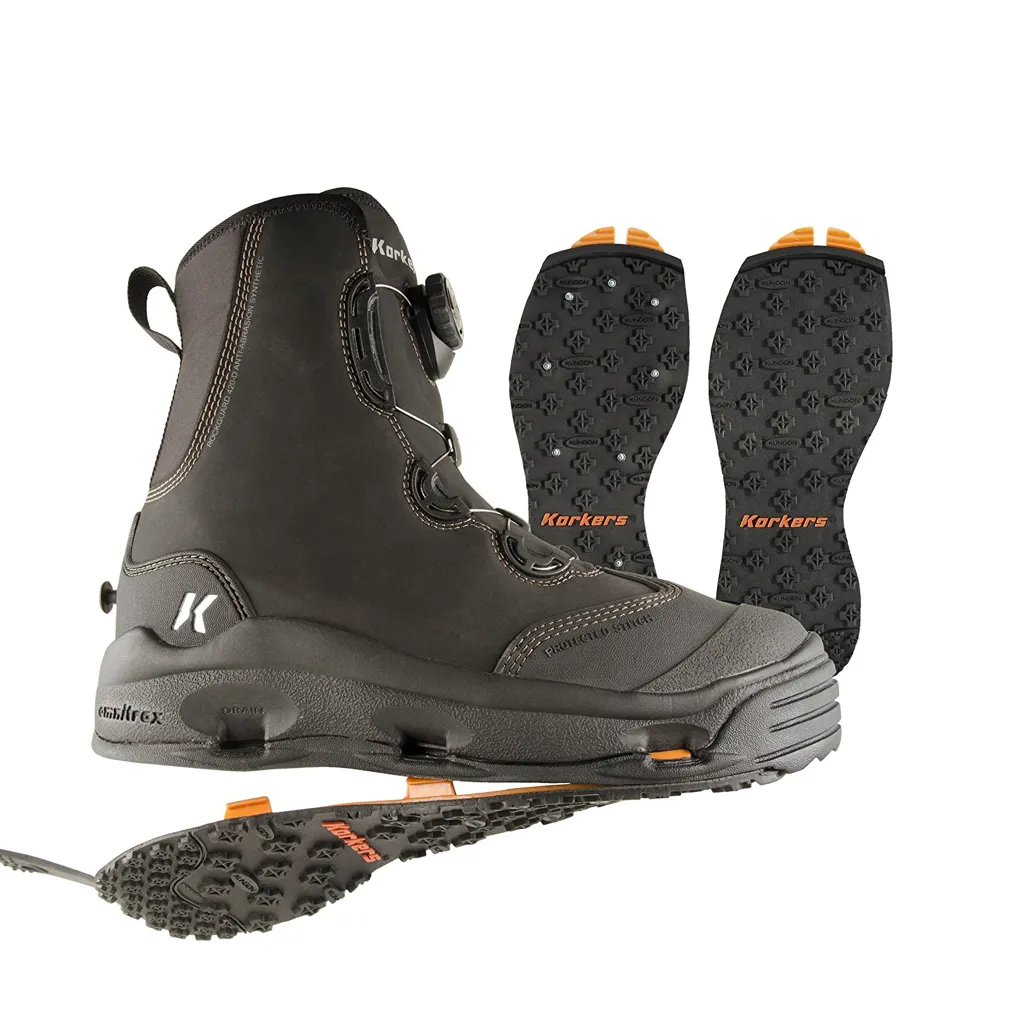 Korkers Devil's Canyon Wading Boot - Kling-On & Studded Kling-On