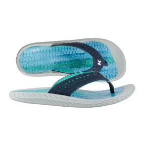 Korkers Fish Flop Kling-On Deck Sole Tarpon/Blue