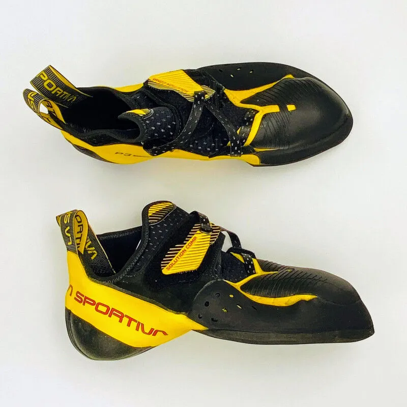 La Sportiva  Solution Comp - Scarpette da arrampicata di seconda mano - Uomo - Giallo - 44.5