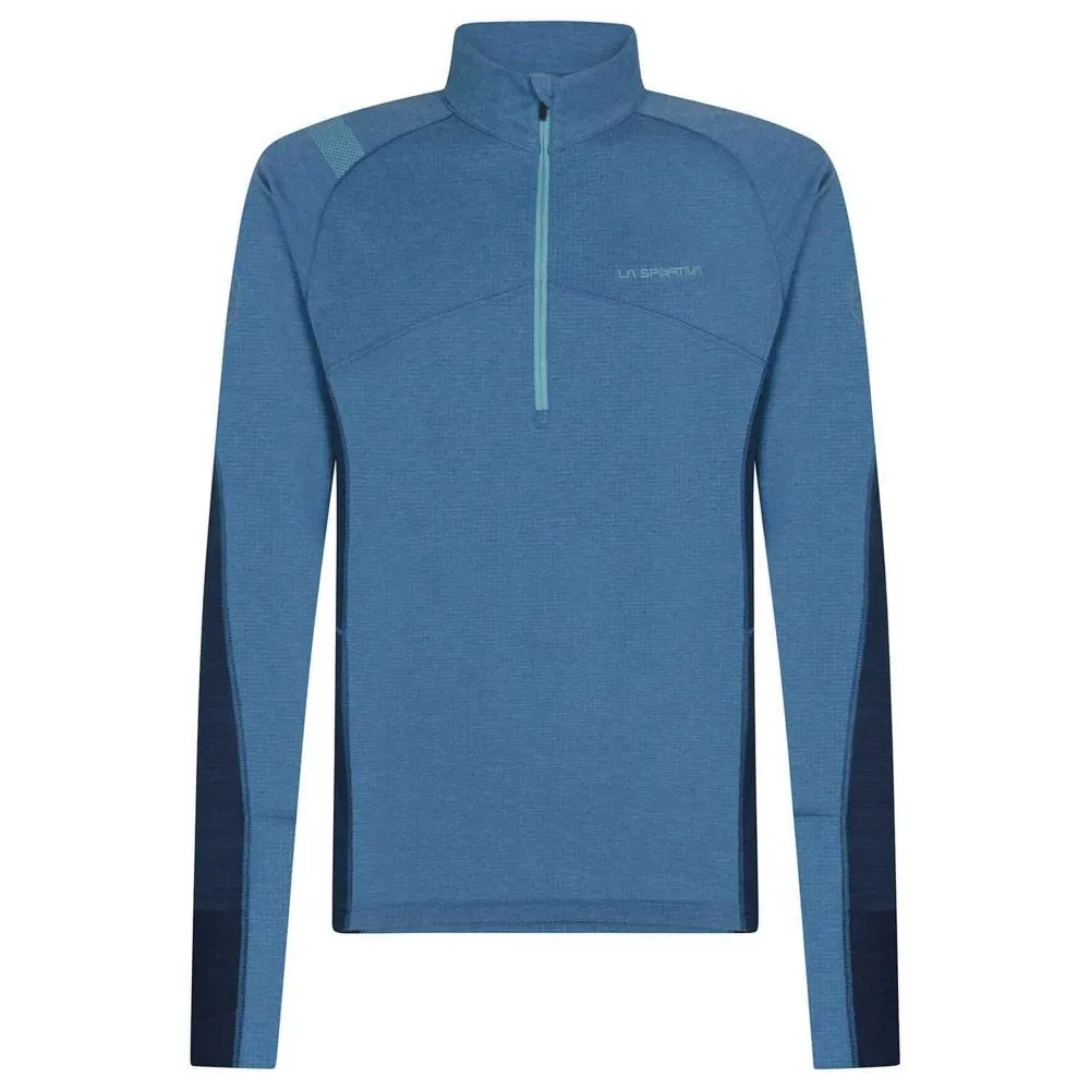 La Sportiva  Swift Long Sleeve Mens Mid Layer Atlantic/Night Blue