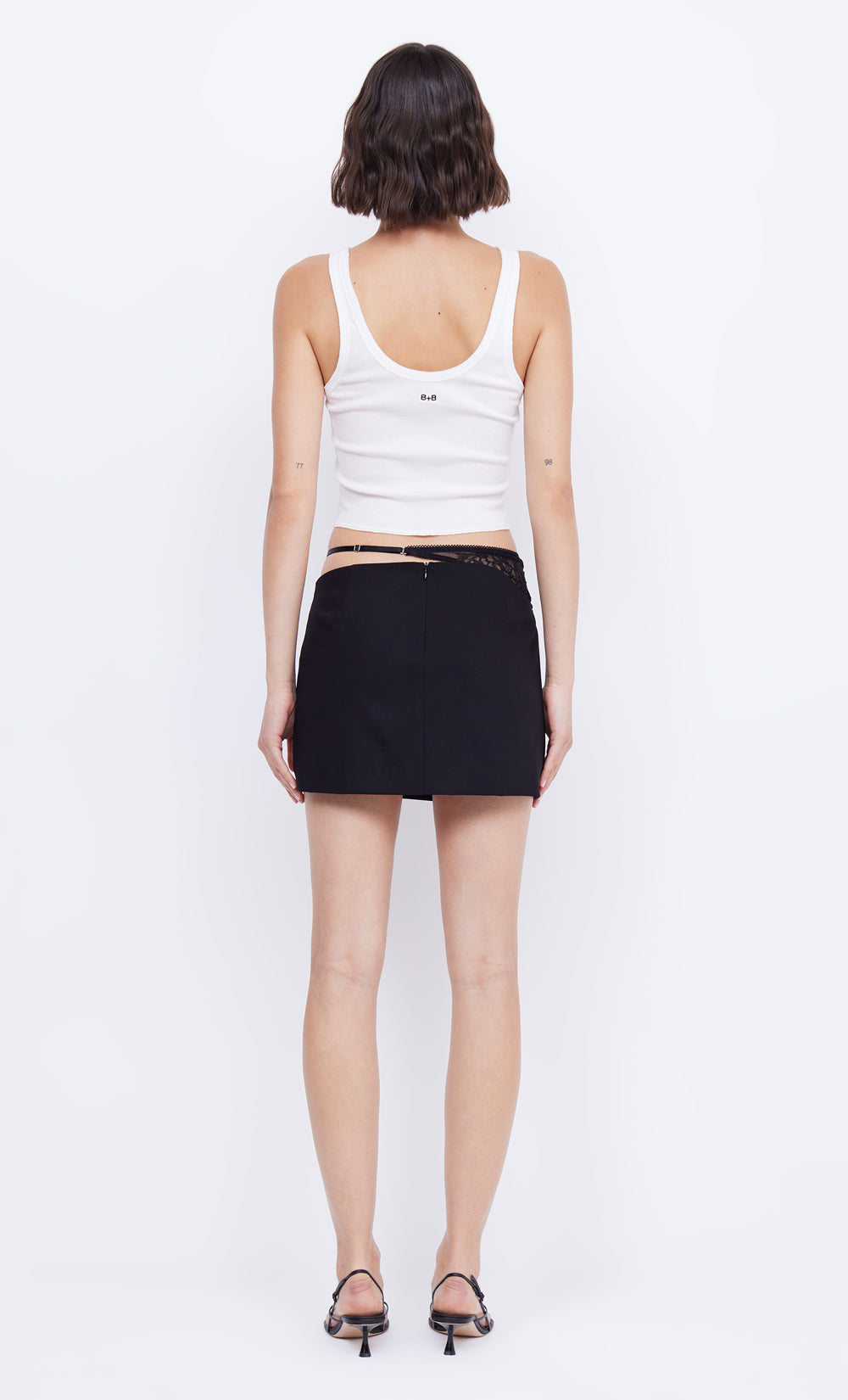 Laure Mini Skirt in Black