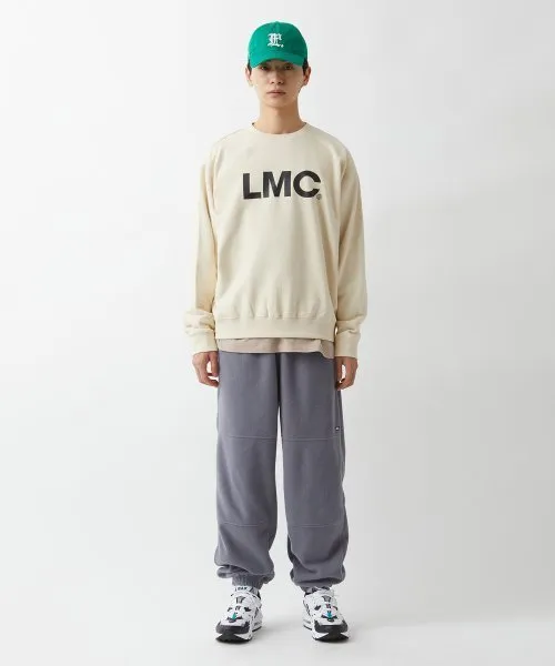 LMC  |Unisex Street Style Long Sleeves Plain Cotton Oversized Logo