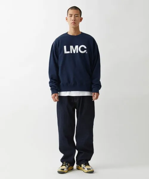 LMC  |Unisex Street Style Long Sleeves Plain Cotton Oversized Logo