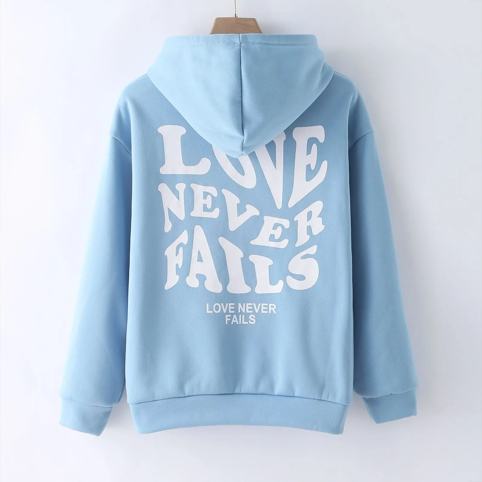 Love Never Fails Aesthetic Hoodie