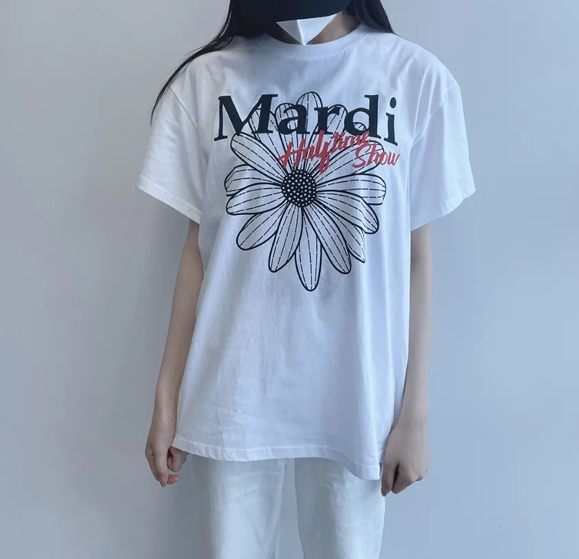 Mardi Mercredi  |Unisex Street Style Plain Cotton Short Sleeves Oversized