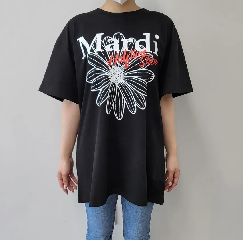 Mardi Mercredi  |Unisex Street Style Plain Cotton Short Sleeves Oversized