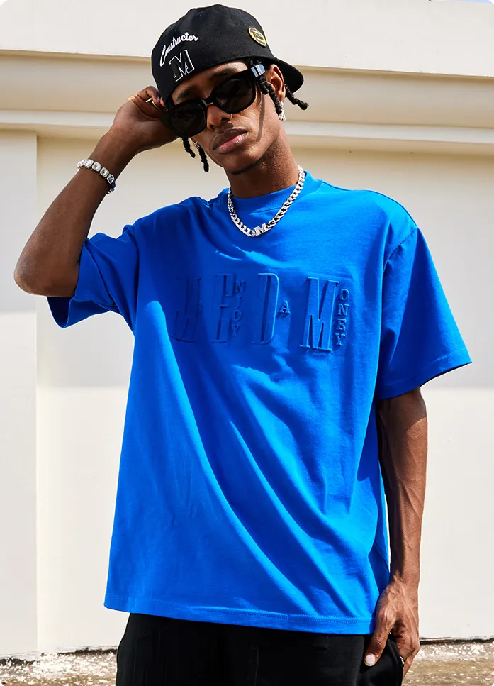 MR. ENJOY DA MONEY  |Unisex Street Style U-Neck Cotton Short Sleeves Oversized