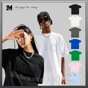 MR. ENJOY DA MONEY  |Unisex Street Style U-Neck Cotton Short Sleeves Oversized