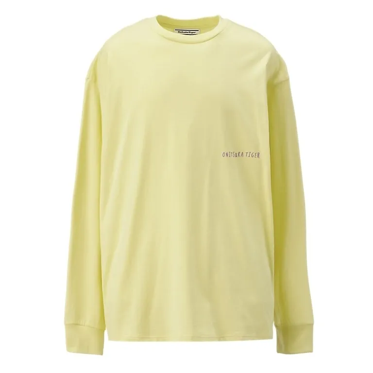 Onitsuka Tiger  |Unisex Street Style Long Sleeves Cotton Oversized Shirts