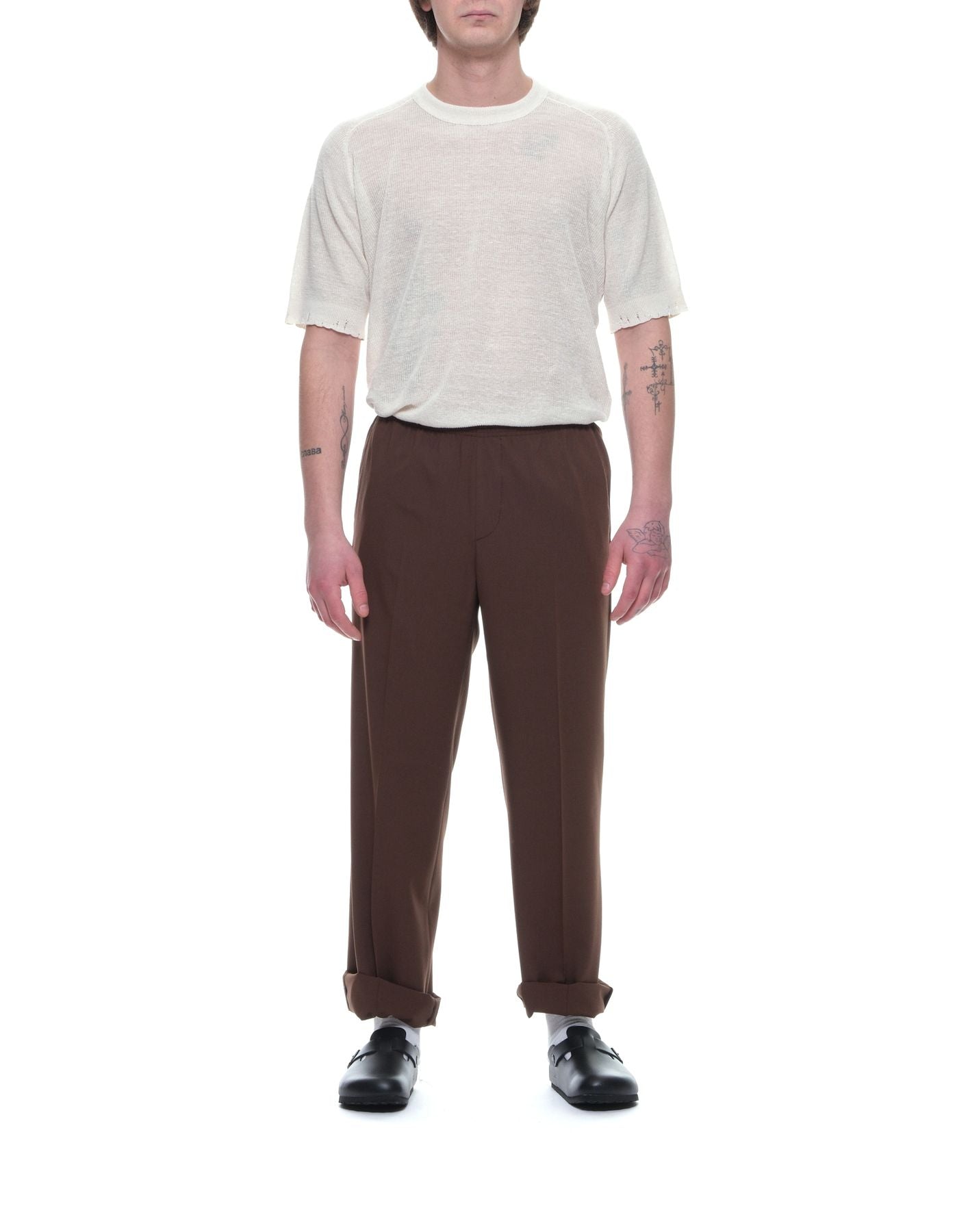 Pants for man TA110530 ALFONSO 8 CELLAR DOOR