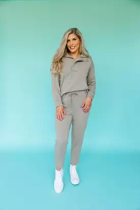 Perfectly Matched Matching Sets for Women - Olive Pants