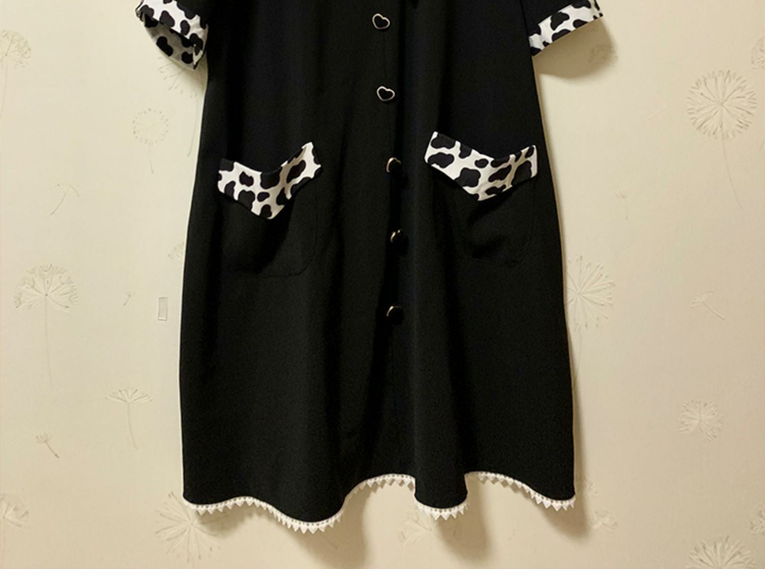 Plus size more kawaii Milky black dress